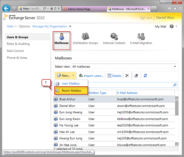 how to add new mailbox in outlook web